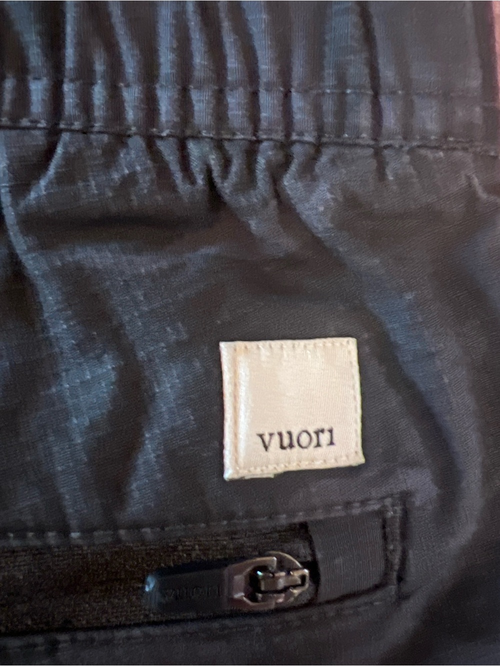 #191 Vuori Ripstop Utility Joggers Black Camo XS Liteweight Travl Cargo Pant EUC - Picture 3 of 4